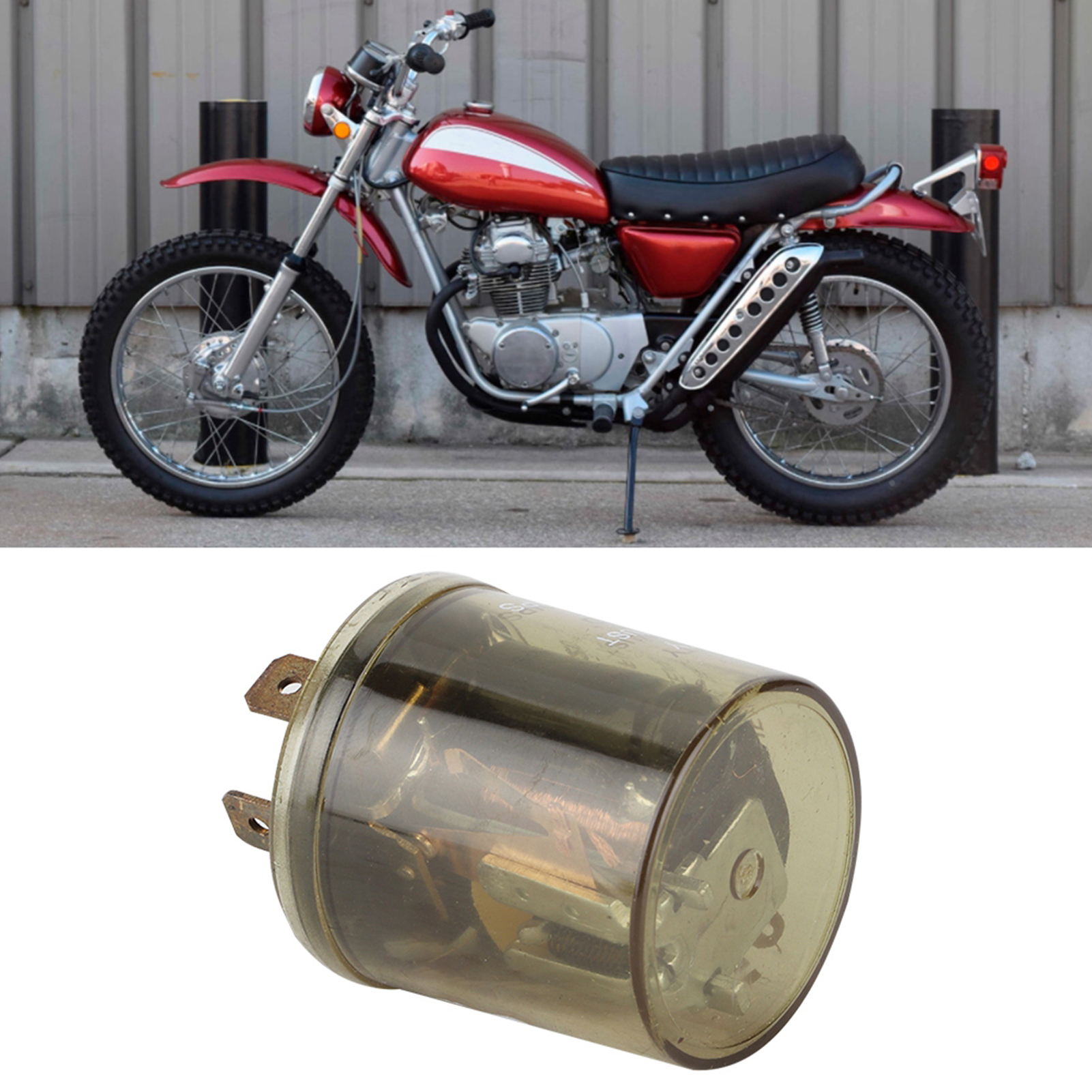 12v Motorrad-blinker Mit 2 Pins, Elektronisches Halogen-blinkerrelais Für Motorräder