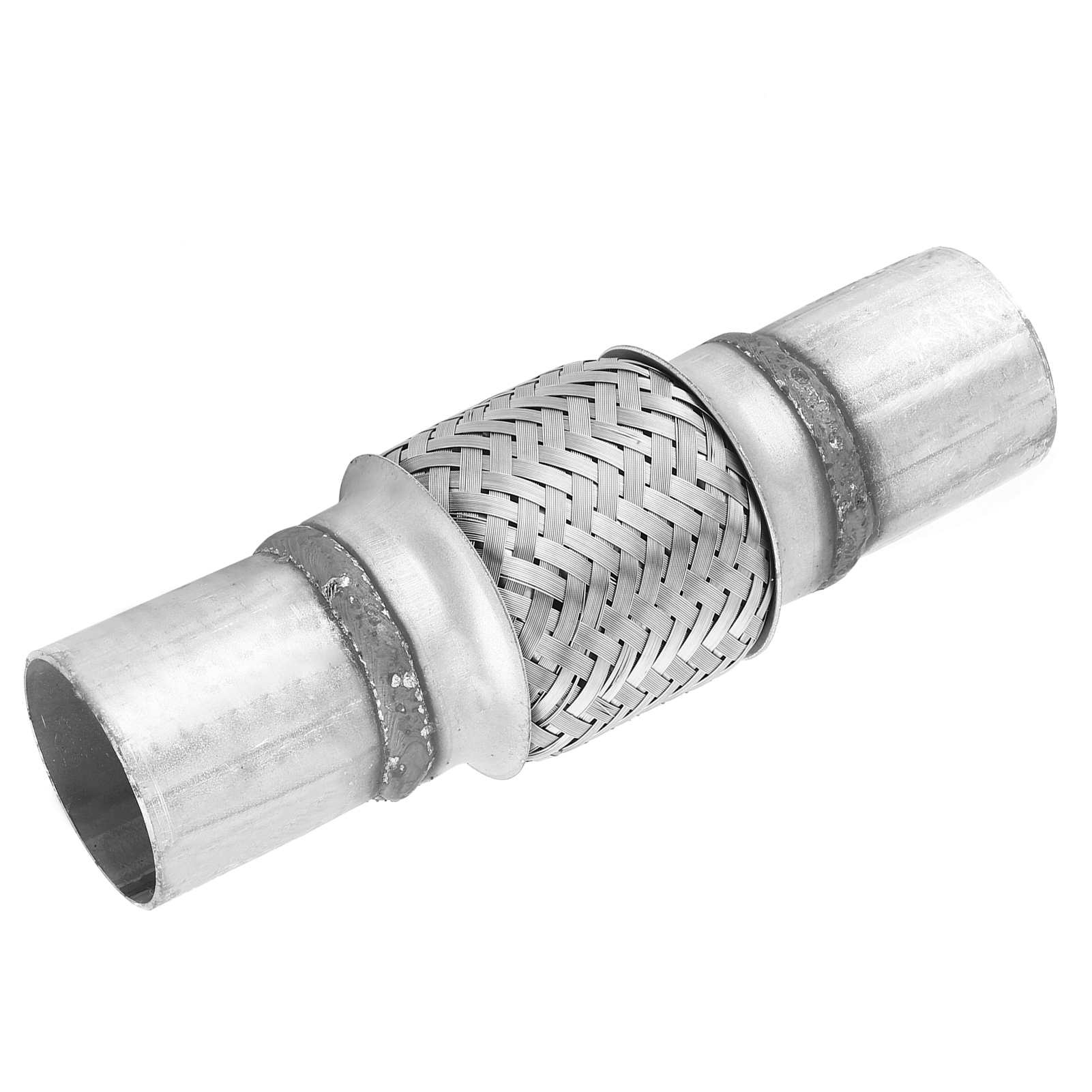 1,75 X 8 Zoll Flexibles Auspuffrohr Aus Edelstahl, Universeller Wellanschluss, Flexibles Verbindungsrohr Für Schalldämpfer