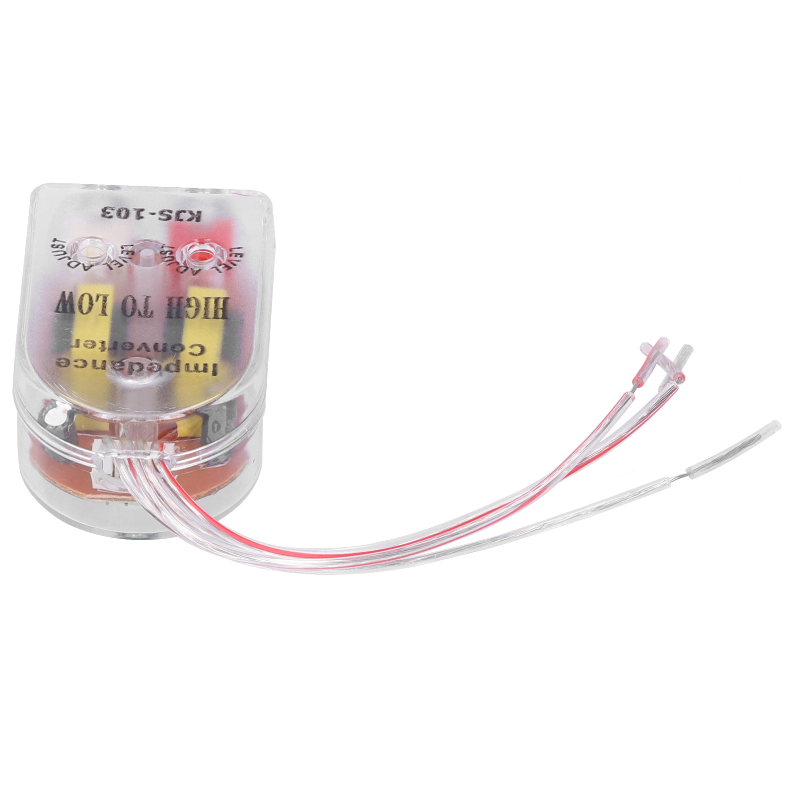 12v Autoradio-konverter Lautsprecherimpedanzadapter Auf Rca-line-verstärker Niedrigpegel-auto-stereo-audio