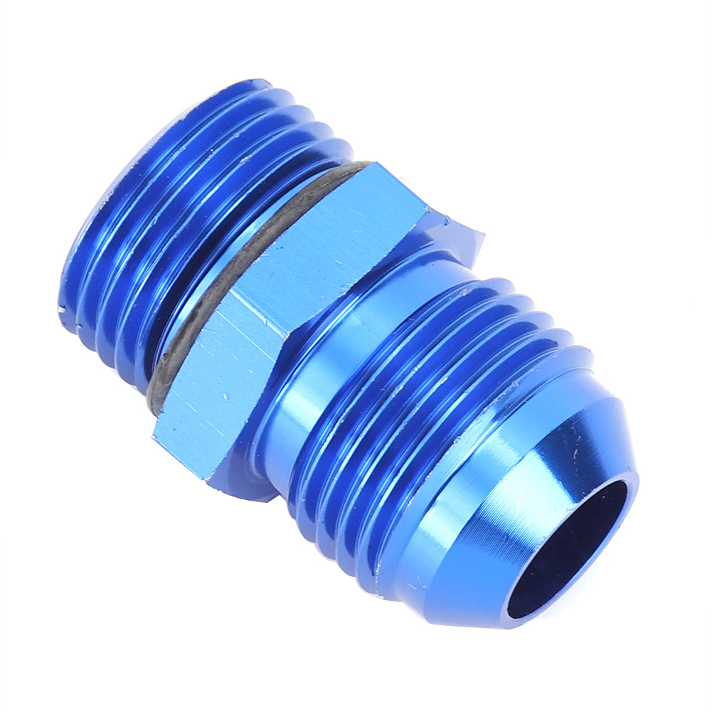 An10 Auf Orb10 Außengewindeverschraubung, Blauer T6061 Aluminiumadapter, Hochwertige Hydraulikverschraubung, Außengewindeverbinder, Leichtes Und Langlebiges Befestigungsteil.