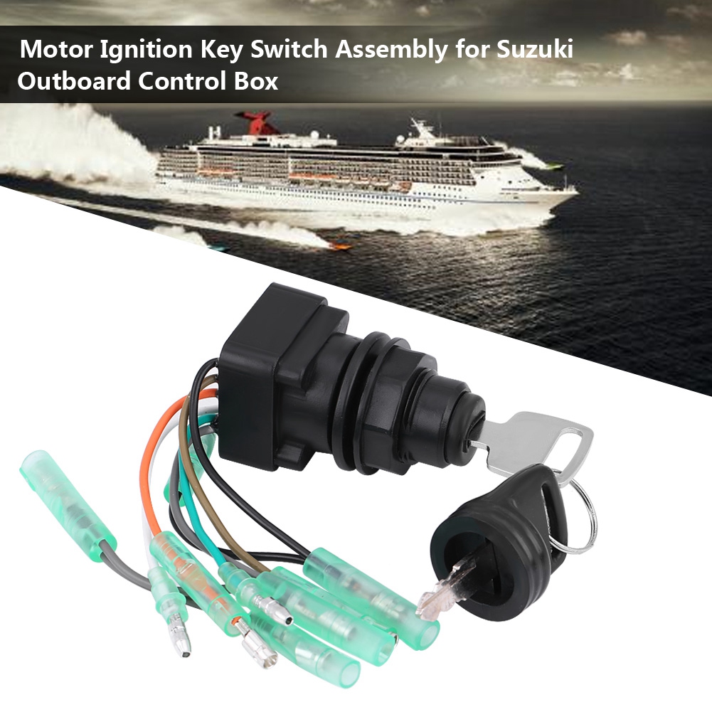 Neuer Zündschalter, Schlüsselstarter, Suzuki Außenbordmotor-steuerbox 37110-99e00 37110-92e01