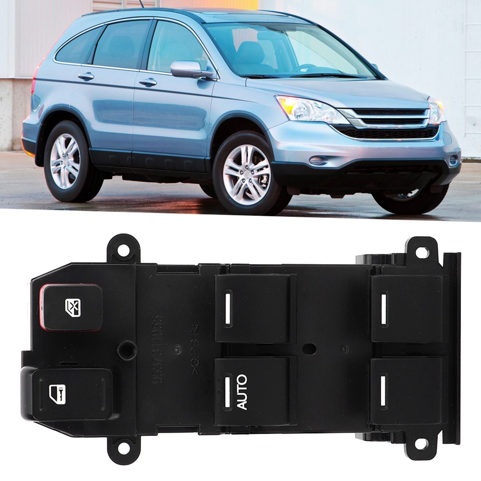 Hauptschalter Für Elektrische Fensterheber, Kompatibel Mit Honda Crv 2.4l Benzin 2007-2011, Zentralverriegelung, Art.-nr. 35750-swa-k01