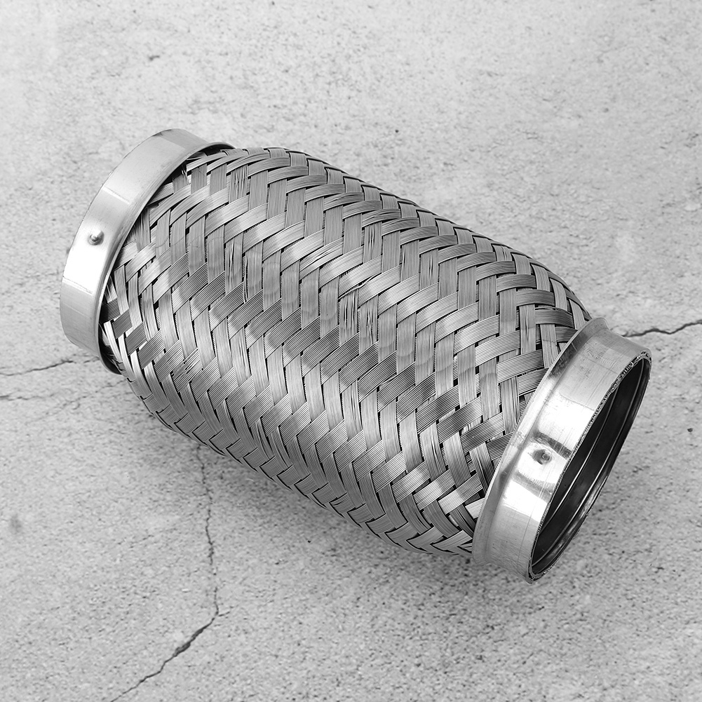 Flexibles Edelstahl-auspuffstutzen Mit Innenliegendem Wellrohr, 2,5 Zoll X 6 Zoll