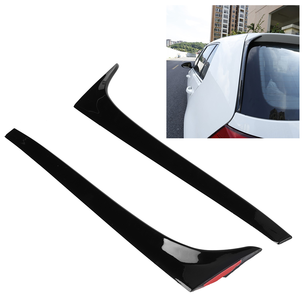 2 Stück Abs-heckscheiben-seitenflügelspoiler Passend Für Volkswagen Golf 7 14-19