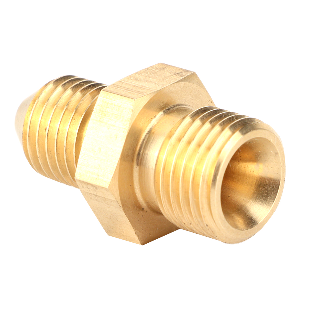 Unf-außengewinde Auf An4 1/2-20-außengewinde-messing-adapterverbinder Für Öl, Wasser Und Gas, 4 Mm / 0,2 Zoll Bohrung