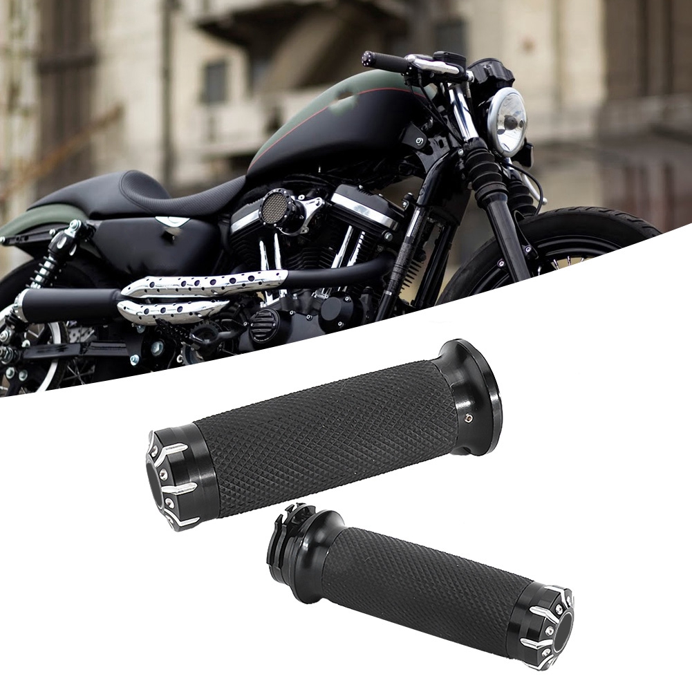 Motorradlenkergriffe Aus Edelstahl, 2er-set, Kompatibel Mit Vrsc Xl Xr (1996–2017), Rutschfest, Universell, Einfacher Austausch