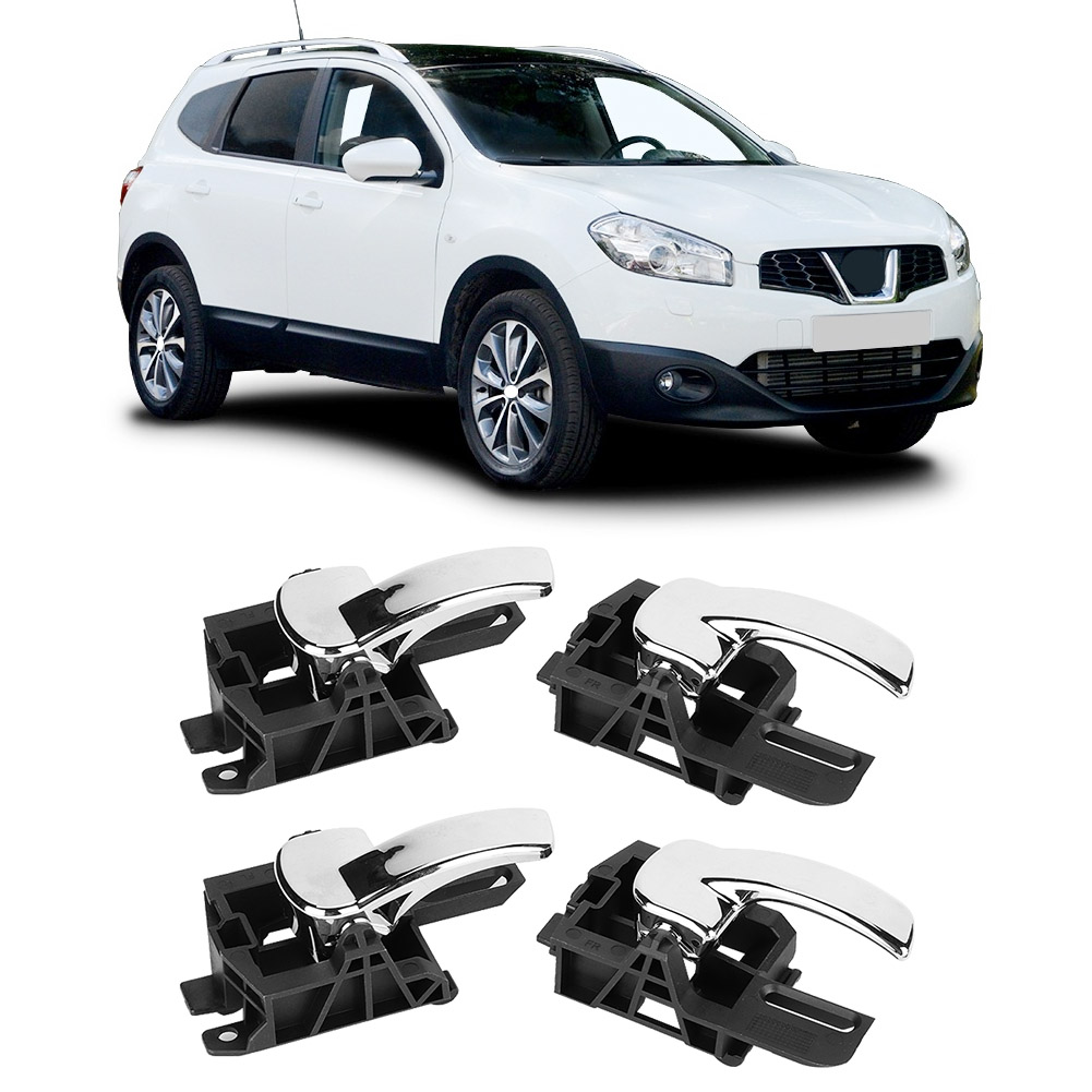 Türgriffset Innen, 4-teilig, Für Nissan Micra 06-13, Kompatibel Mit Linken/rechten Innentüren, Teilenummern 51218243617 Und 51218243618, Fahrzeugtürgriffe