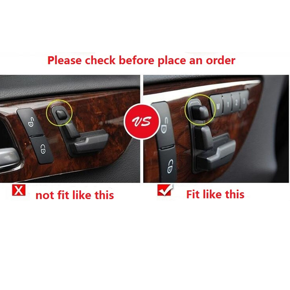 Zierabdeckung Für Die Sitzverstellknöpfe Im Innenraum Für Mercedes-benz Ce Glk Gl Ml