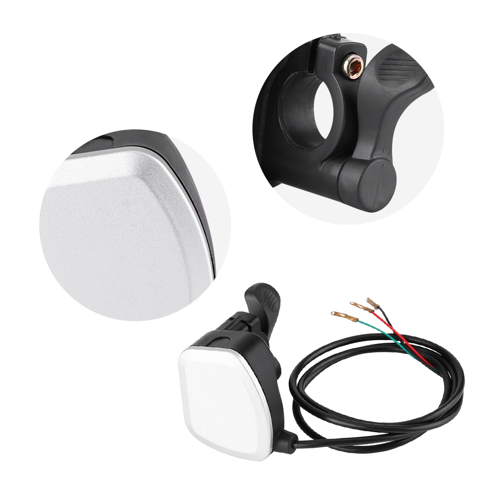Daumenhebel Für 24v 36v 48v Elektrofahrräder, 7/8 Zoll Lenker, Gasgriff Für Roller Und E-bikes, Kompatibel Mit Steuerkabel.