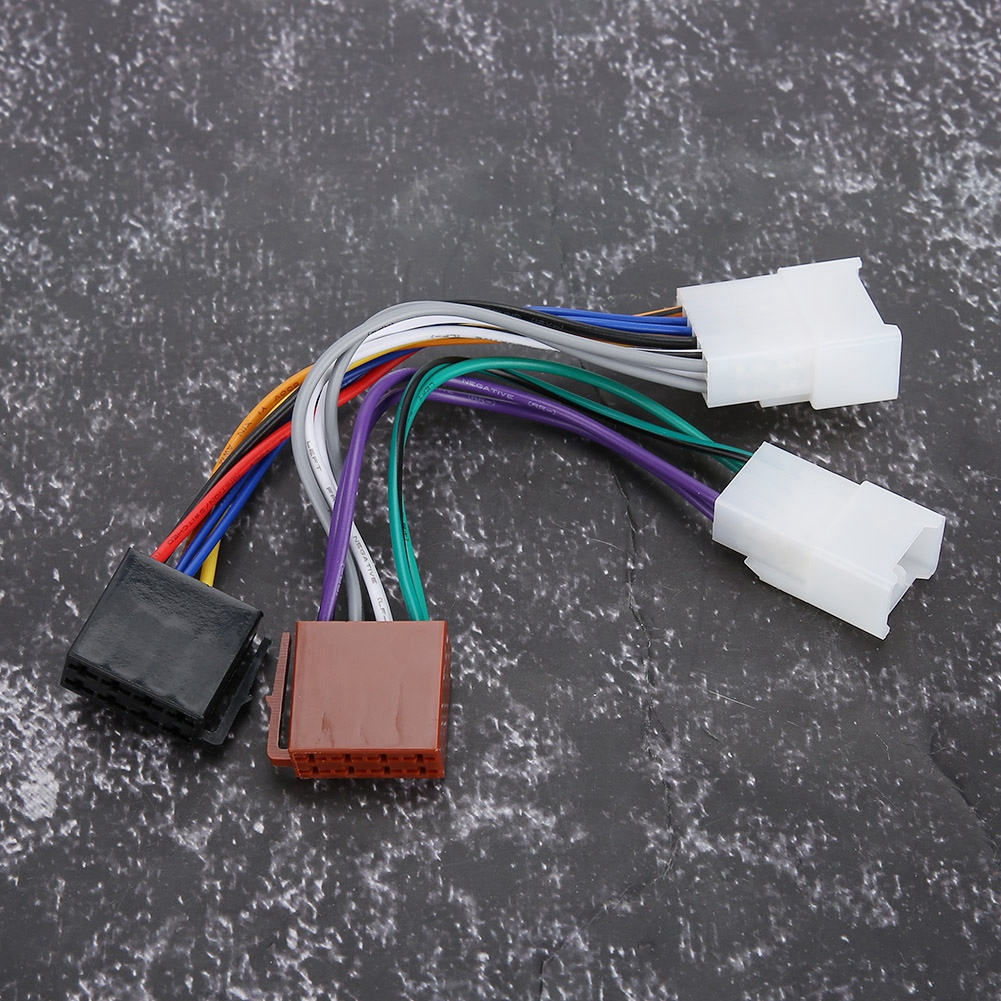 Toyota Iso-stecker, Autoradio-kabelbaum, Stereo-adapterkabel, Autoradio-steckerleitung, Interne Steckverbinder, Iso-verkabelungssatz Für Toyota