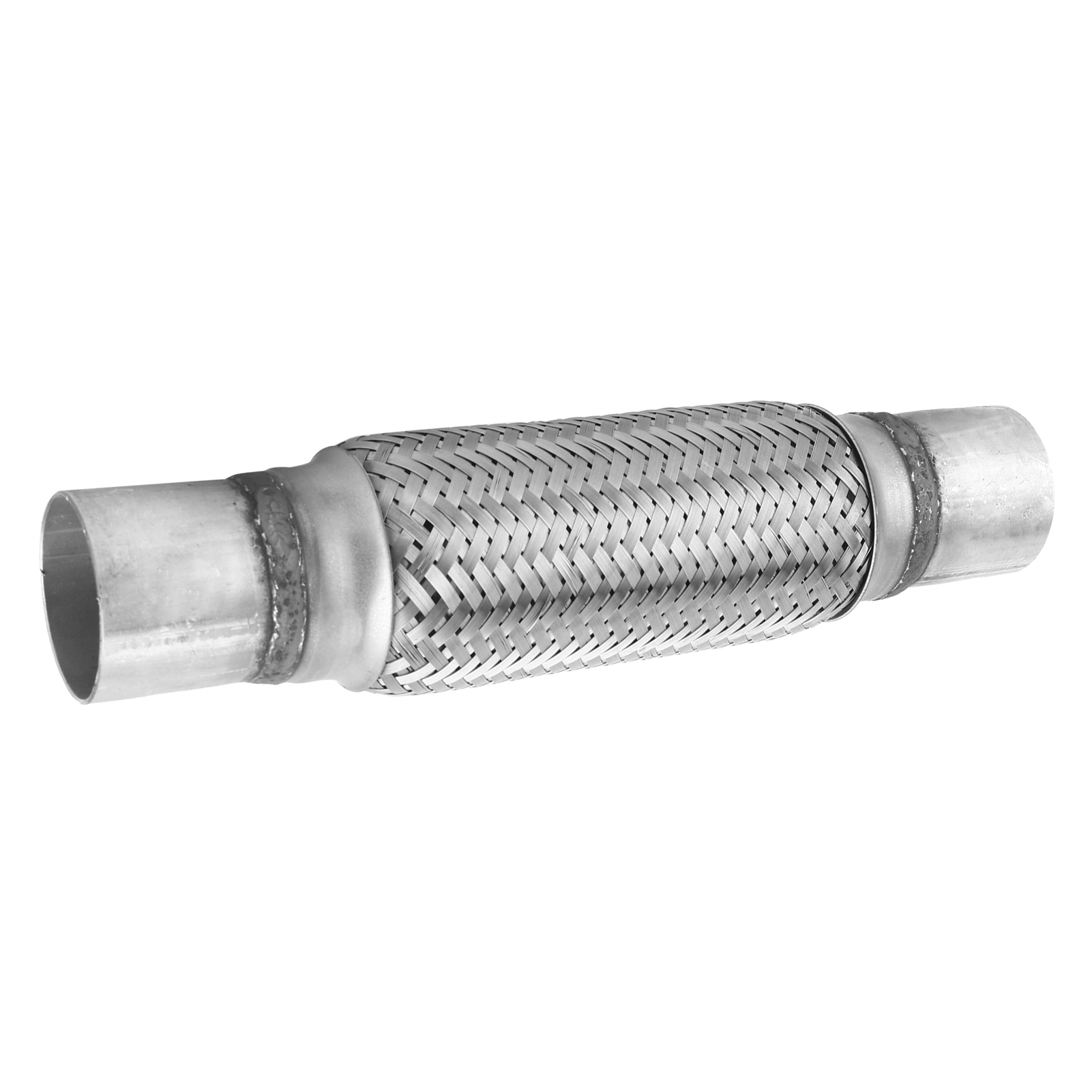 51 X 300 Mm Schweißbares Auspuffrohr Aus Edelstahl, Universeller, Umflochtener Luftauslassschlauch