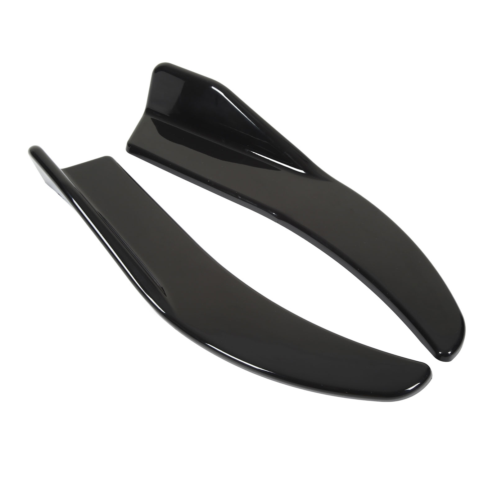 41,5 Cm Heckspoiler, Universeller Anti-hebelwirkungs-spoiler, 2-teiliges Set, Glänzend Schwarz, Reduziert Den Luftwiderstand Für Pkw