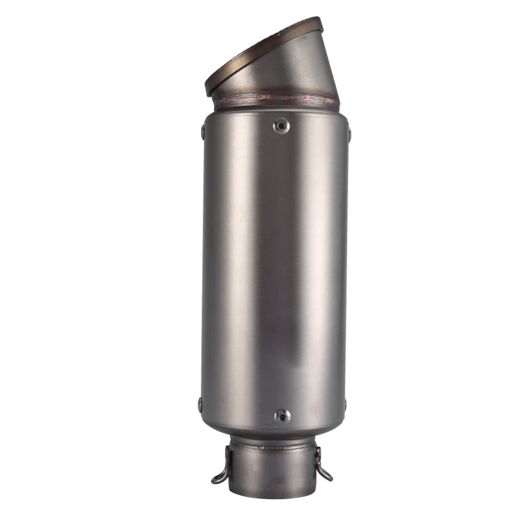 Universeller Abgewinkelter 51-mm-schalldämpfer Für Motorräder, Hinteres Auspuffendrohr (3)