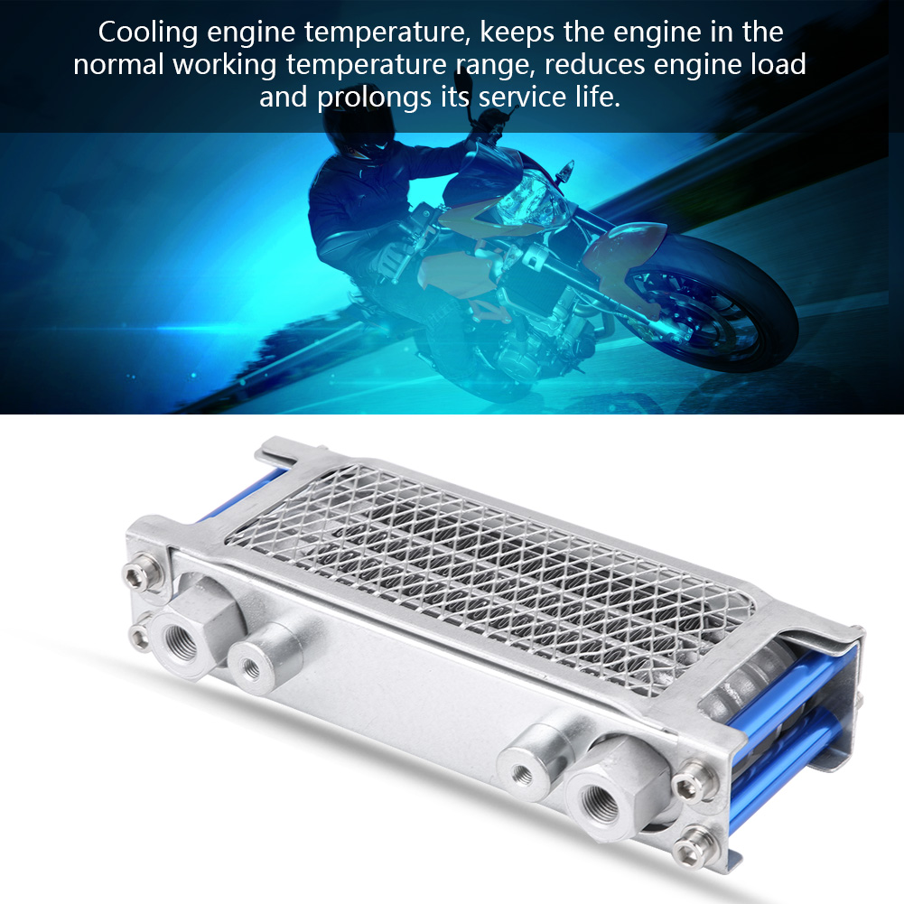 Universeller Motorölkühler Für 50-200 Cm³ Motocross- Und Roadster-motorräder, Aluminium-ölkühler, Kühlkit Für Offroad-motorräder