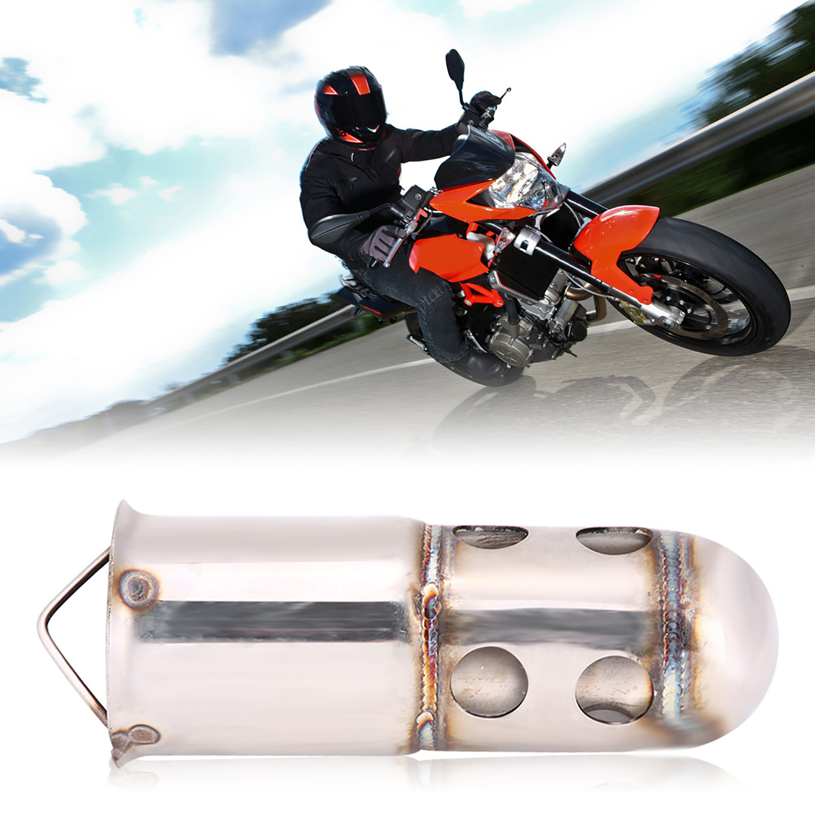 51-mm-einsatzschalldämpfer Für Universelle Motorradauspuffanlagen, Geräuschreduzierer, Rohreinsatz Typ 1, Motorradzubehör