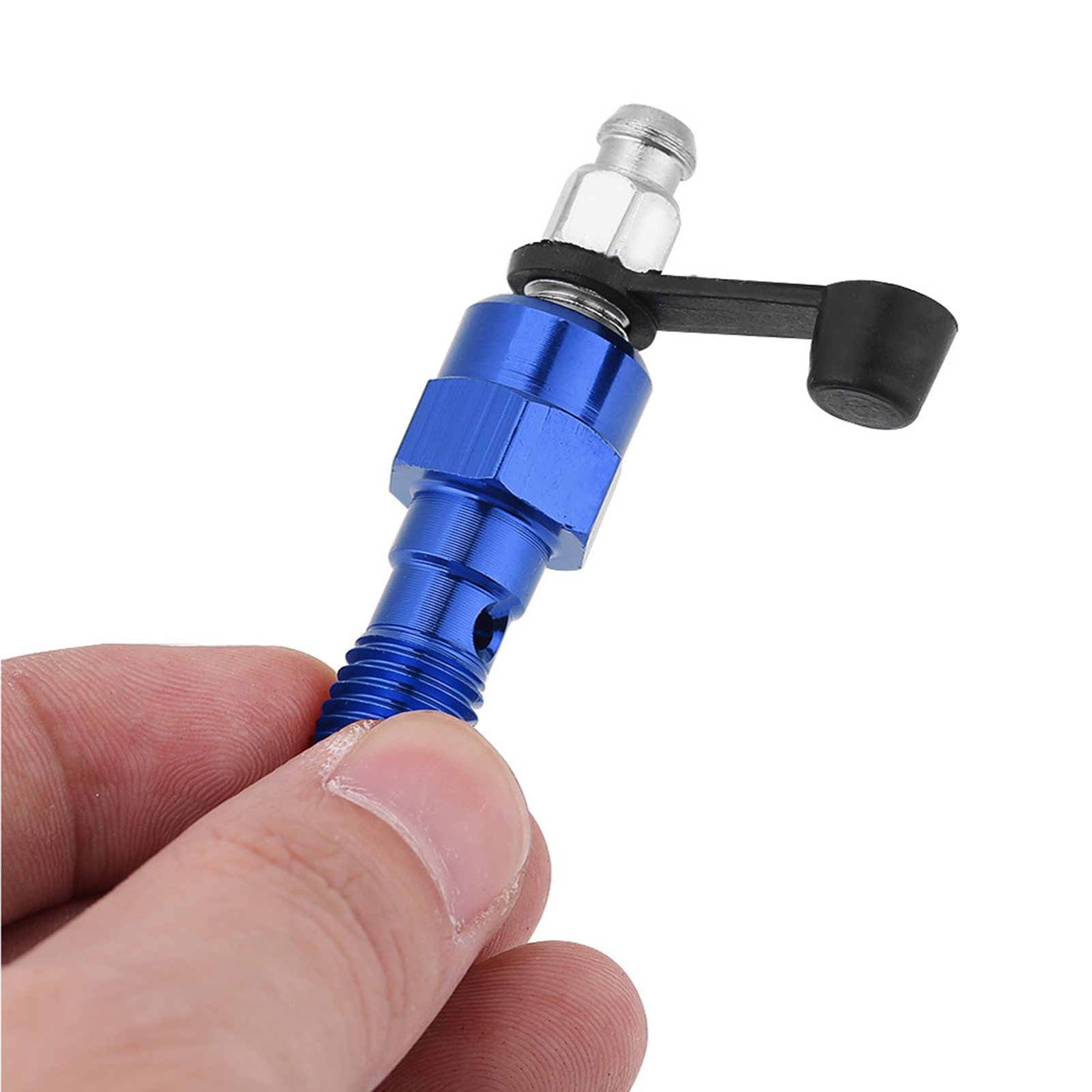 Entlüftungsschraube M10x1,0 Mm Für Motorradbremssattel, Hohlschraube, Blaue Staubkappe, Schraubensatz