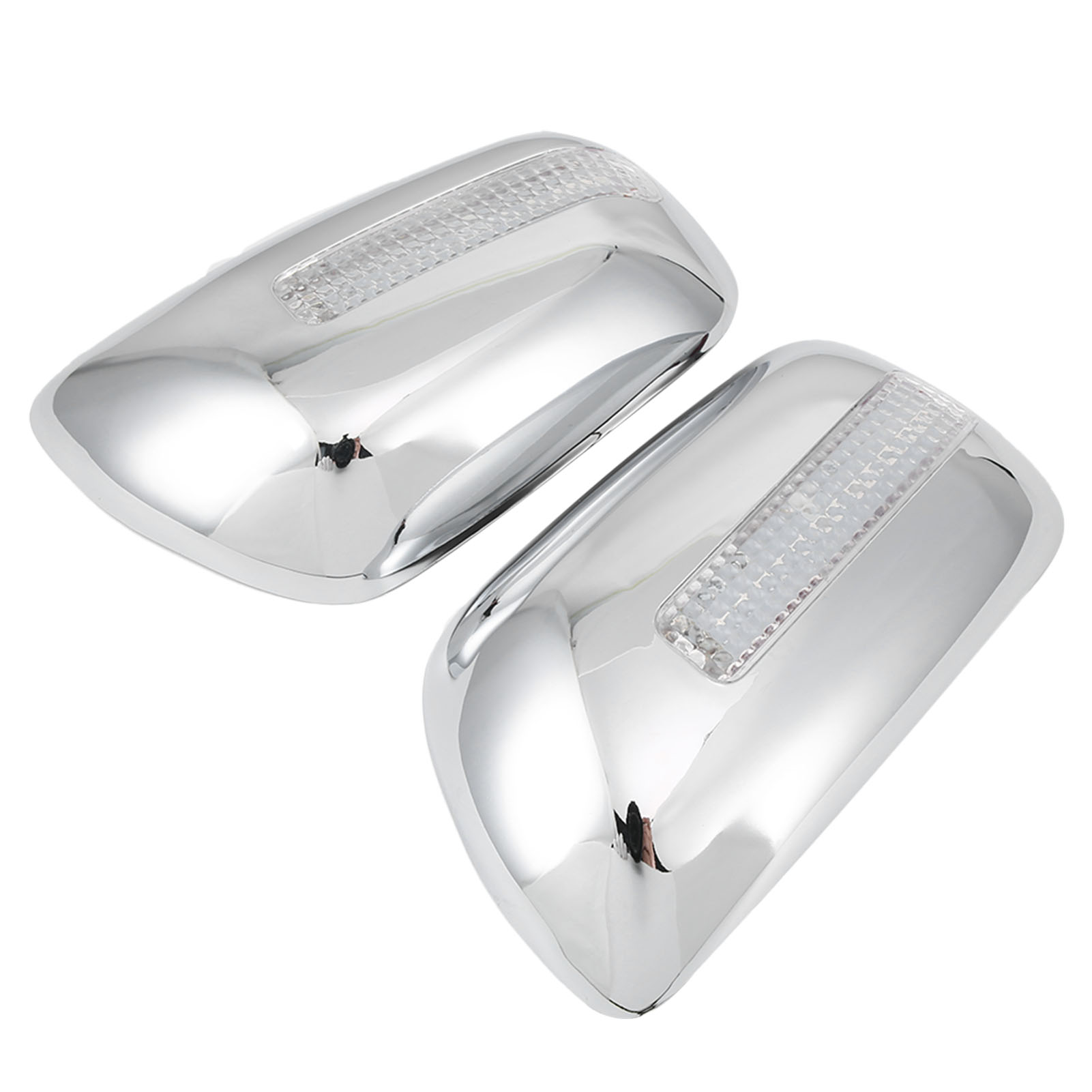 2 Verchromte Außenspiegel Mit Led-blinkerabdeckung, Passend Für Toyota Rav4 (2001–2005)