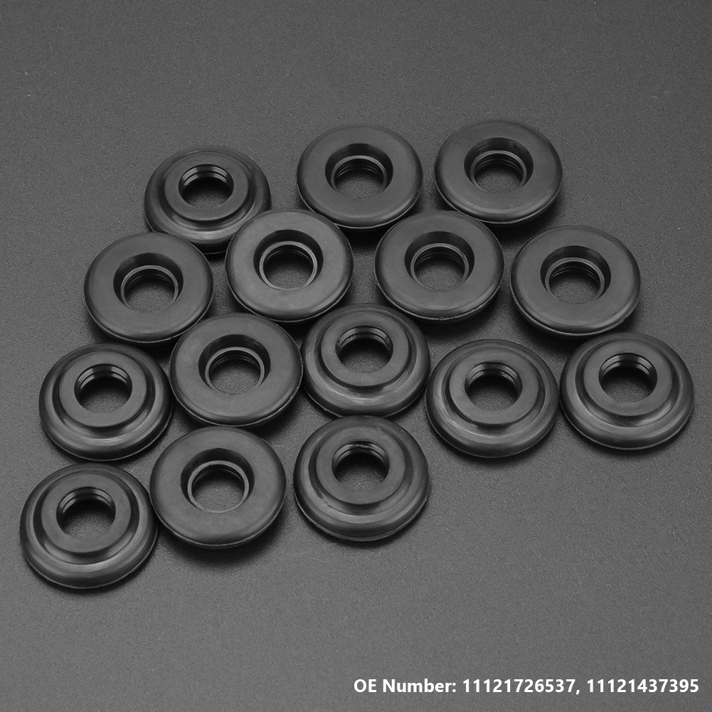 Ventildeckeldichtung Für Bmw E46 E39 E60 E65 E66 E53 E83, Gummidichtungssatz, Teilenummer 11121726537, 6-teilig