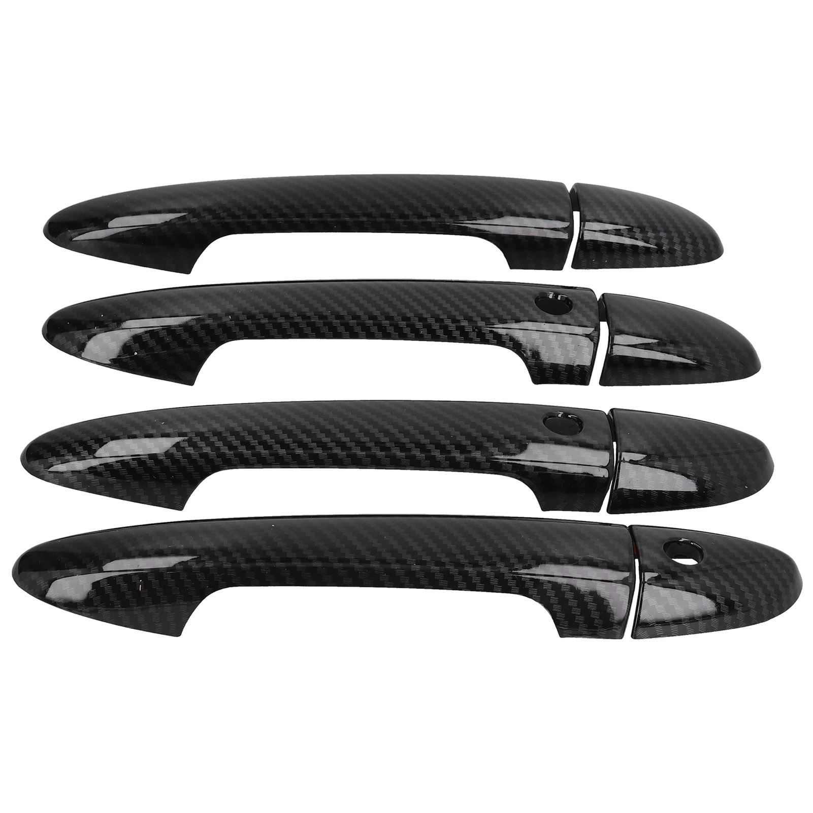 8-teiliges Türgriffset In Carbonfaser-optik Mit Smart Hole-technologie Für Mazda Cx-4 (2013–2015), Inklusive Außenzierleisten-set
