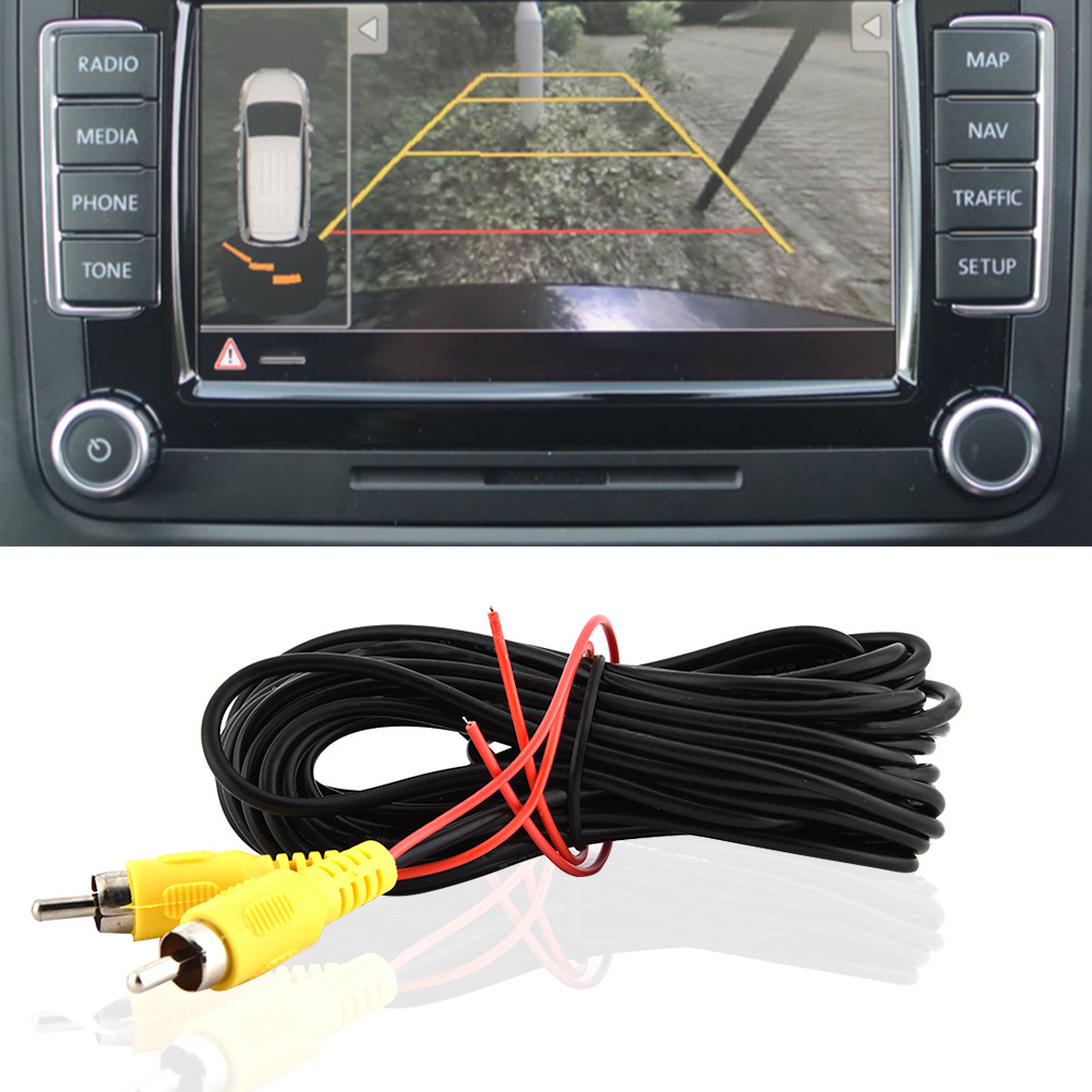 6 M Langes Cinch-kabel (stecker-stecker) Für Rückfahrkamera, Av-parkvideokabel, Langes Verbindungskabel Für Auto-parkkamera