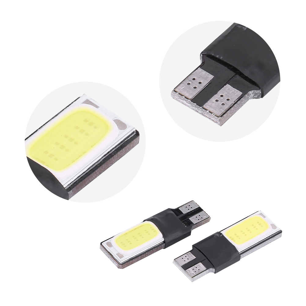10er-pack T10 W5w 6smd Canbus-fehlerfreie Led-lampen, Weiße Cob-seitenmarkierungsleuchten 12v, Autobeleuchtung