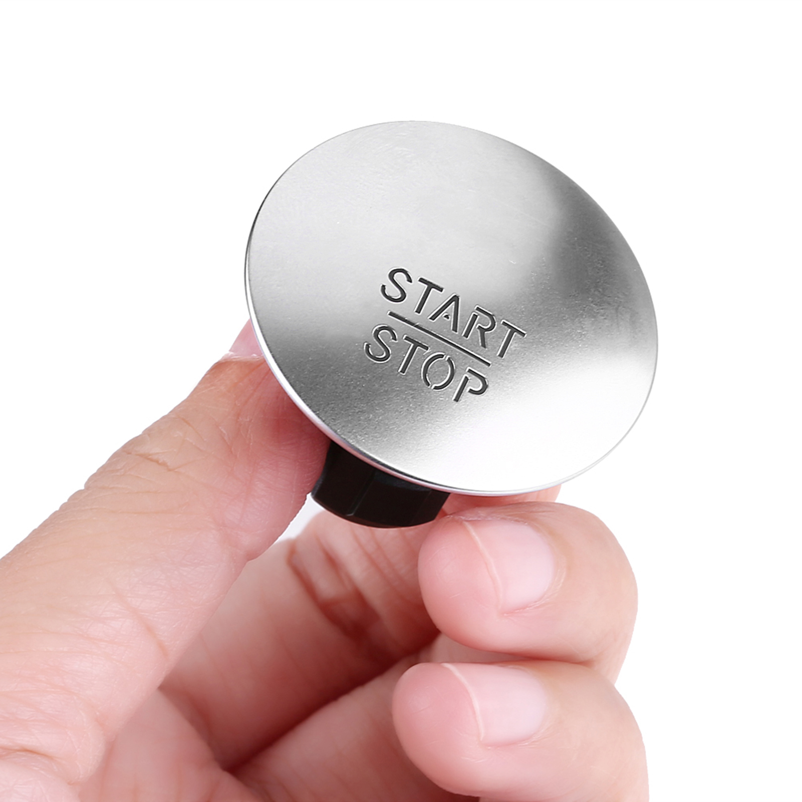Schlüsselloser Start/stopp-knopf Silber Für Mercedes 2215450714, Druckknopf-zündschalter