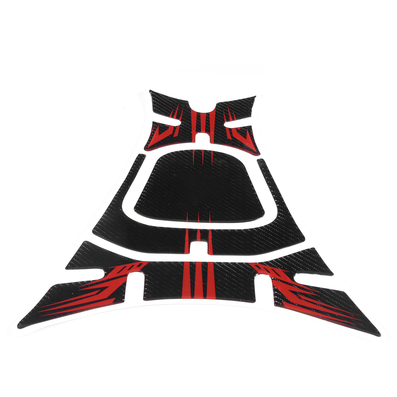Seitenaufkleber Aus Kohlefaser Für Honda Pcx 125/150 2018-2019 Tank, 4-teiliges Set, Rotes Design, Aufkleber Für Kraftstoff Und Öl