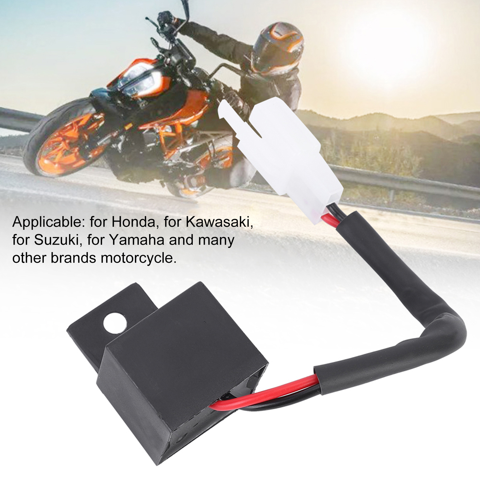 12v Motorrad-led-blinker, 2 Fuß Langer Streifen, Blinkrelais Für Motorrad
