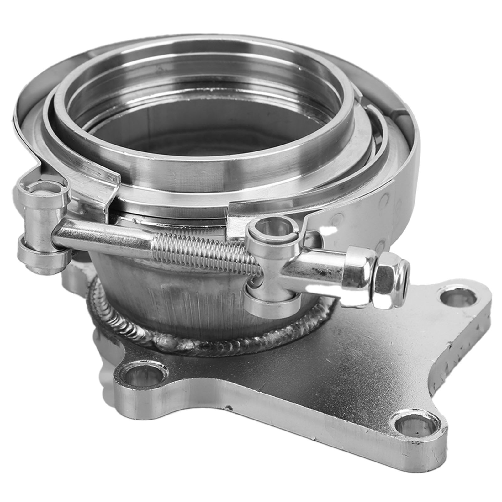 5-loch-downpipe-turbo-umrüstflansch, 3-zoll-v-band-adapter, Kit Für T3/t4-turbos, Stahl-abgaskrümmer
