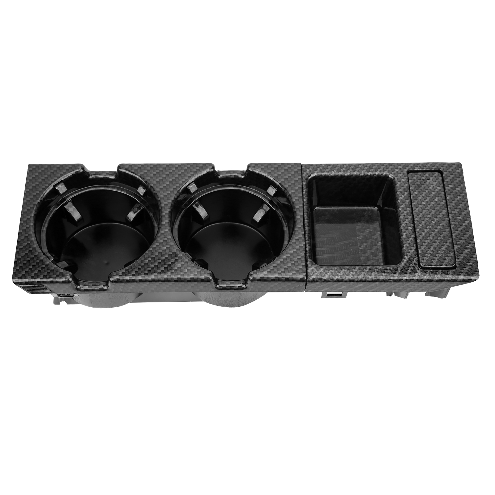 Getränkehalter Und Münzablage In Carbon-optik Für Die Mittelkonsole 51168217953 51168217955, Kompatibel Mit Bmw 3er E46
