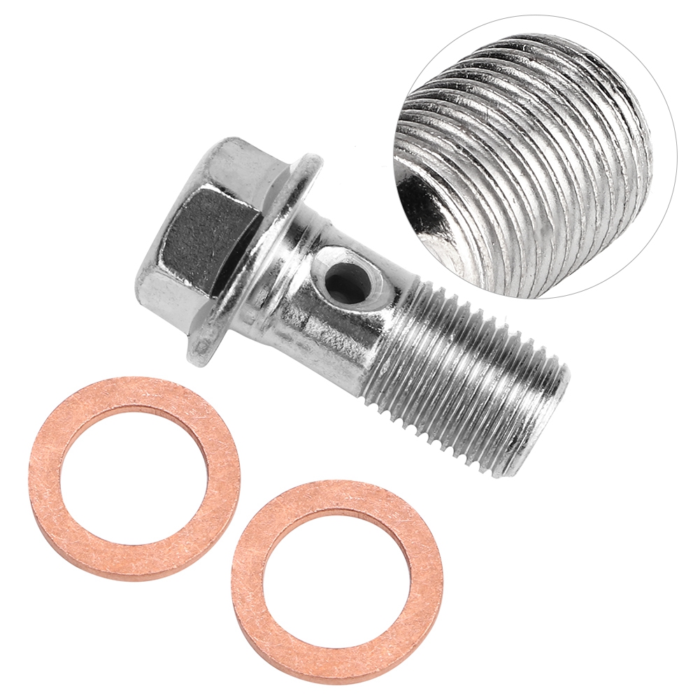 M10x1.00 10mm Bremsschraube Für Motorradbremspumpe, Passend Für Suzuki Honda Kawasaki Yamaha, Schlauchschraube, Bremssattelbefestigung.