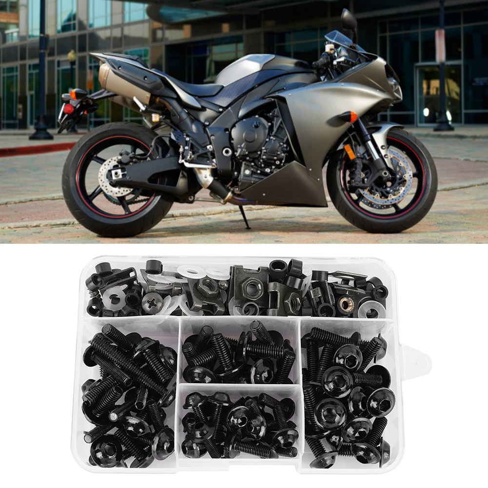 177-teiliges Motorradschrauben-set, Verkleidungsclips, Universal M5 M6, Passend Für Honda Sportmotorräder