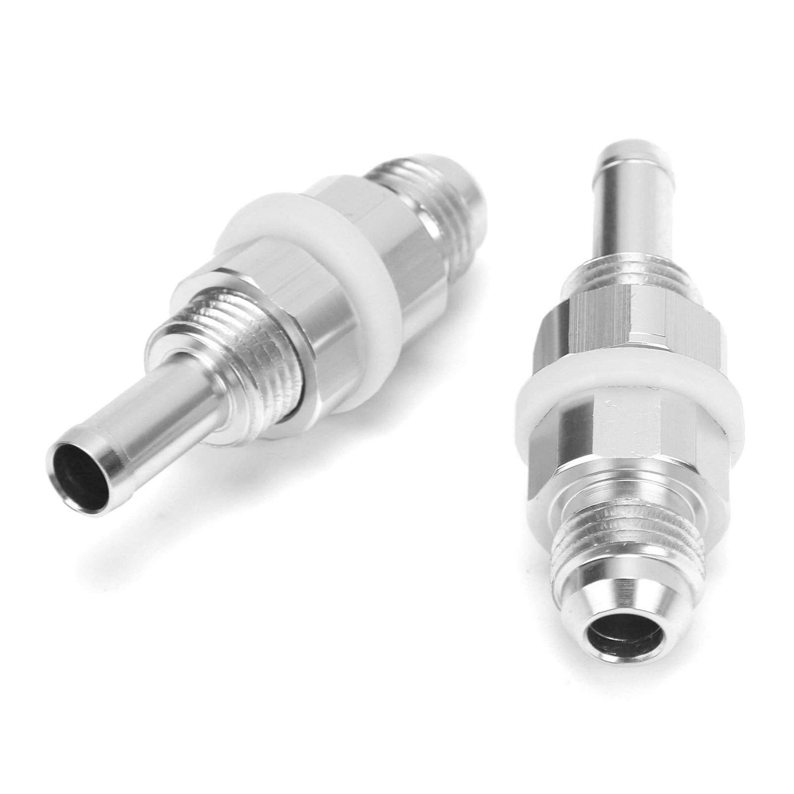 An6-5/16 Schlauchverschraubung, Aluminium-kraftstoffpumpentank-adapter Für Gummi-, Kunststoff- Und Nylonschläuche, 2 Stück