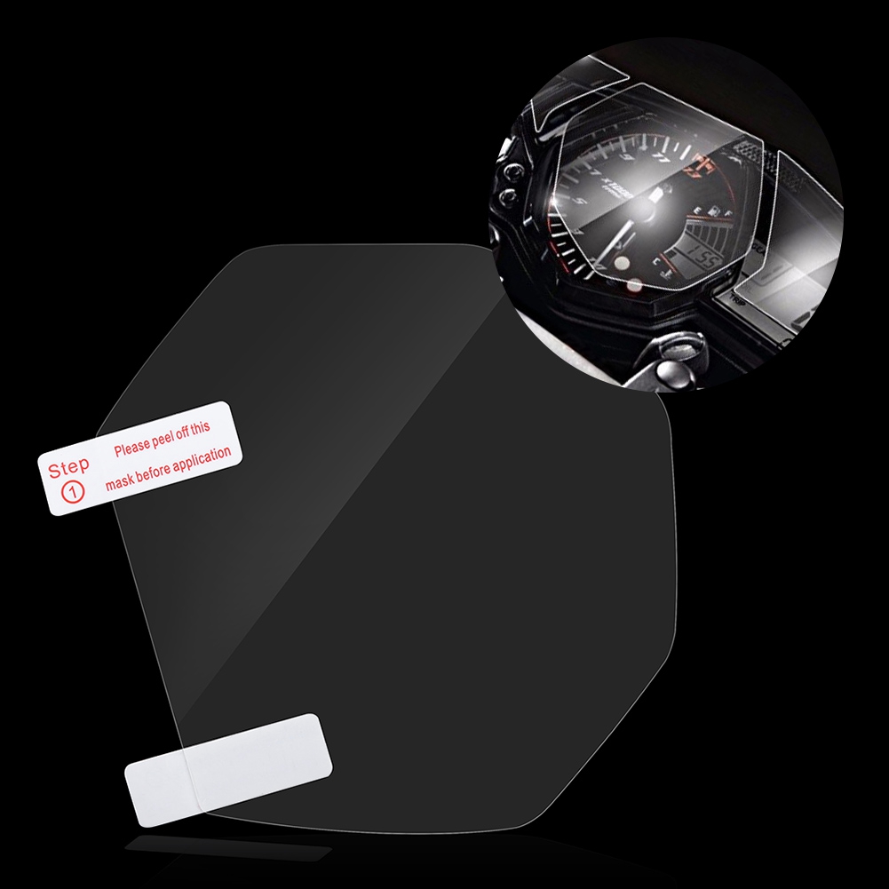 Kratzfeste Schutzfolie Für Das Armaturenbrett Der Yamaha Yzf R3 Und Mt-03, Langlebige Transparente Scheibe, Komplettes Schutzset.