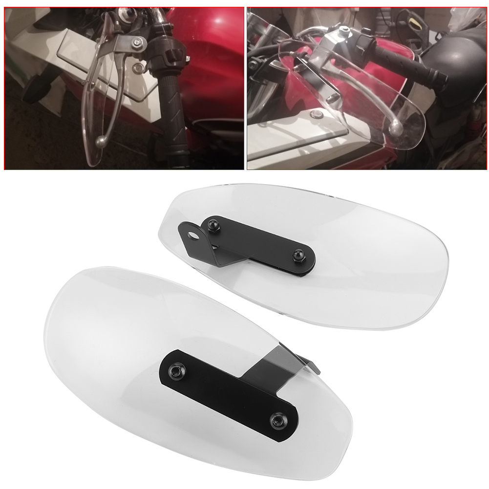 10 Mm Universal-motorrad-handschutz Aus Acryl, Lenker-windschutz, Passend Für Yamaha, Transparent
