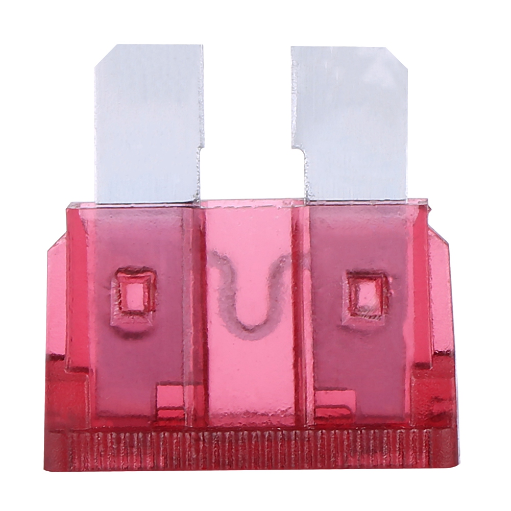 Packung Mit 10 Standard-12v-40a-flachsicherungshaltern Für Autos, Motorräder Und Kraftfahrzeuge, Inline-gehäuse