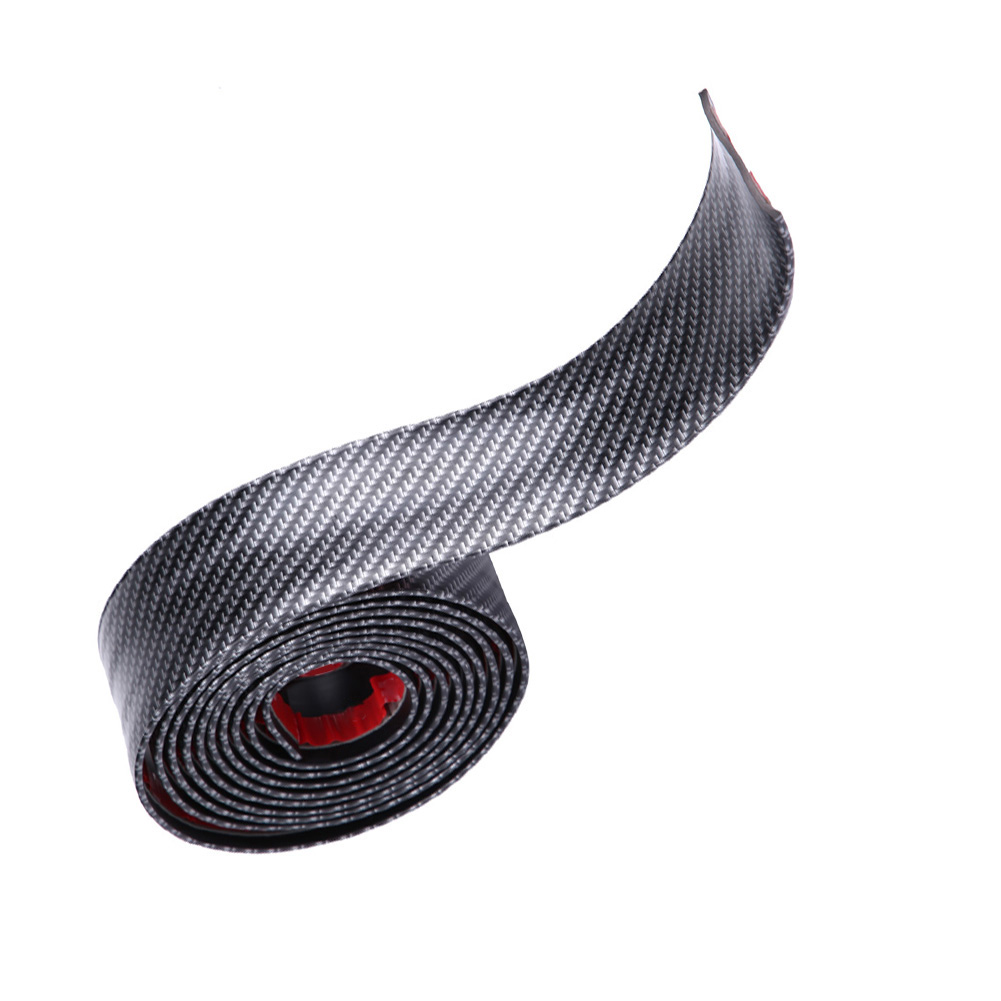 Carbonfaser-gummi-autoschutzfolie, Einstiegsleistenschutz, Universelle Dekorative Aufkleber (5 X 250 Cm)