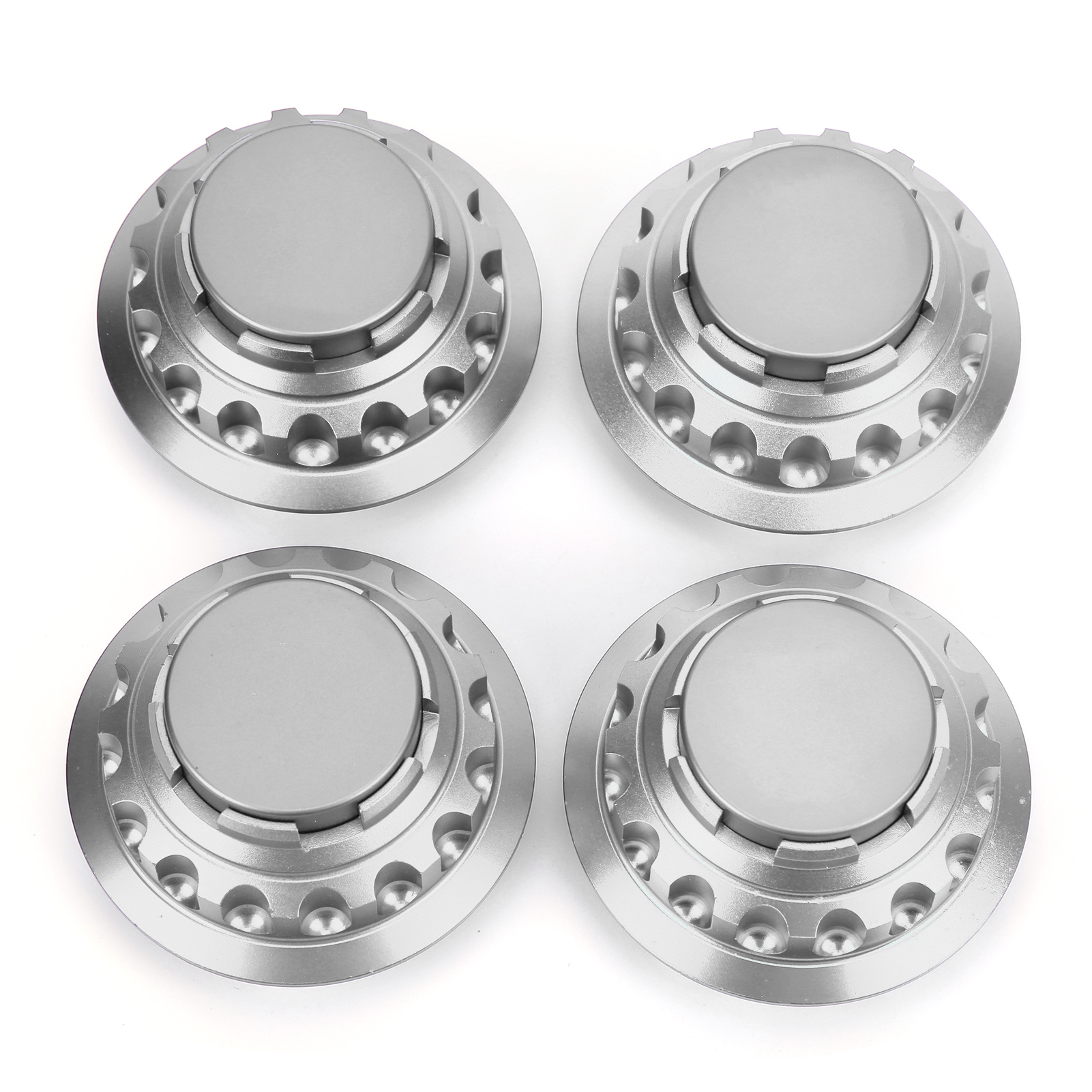 Radnabenkappen, 3-in-1, Aluminiumlegierung, 4er-set, Teilenummer 7pp601149a, Ersatzteil, Titanfarbe