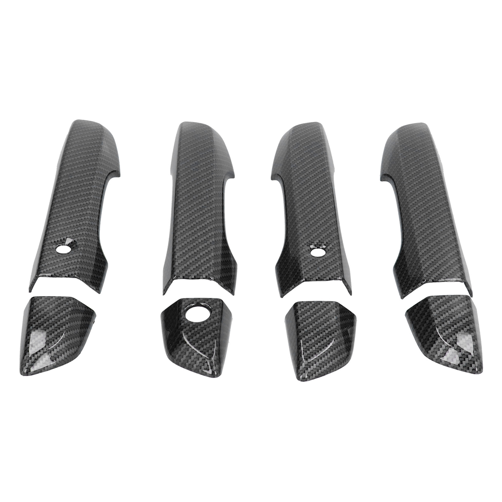 Dekorative Türgriffblenden In Carbonfaser-optik, Passend Für Honda Civic Der 10. Generation (2016–2020), Rechtslenker, Sowie Ein Interieur-schutzset.