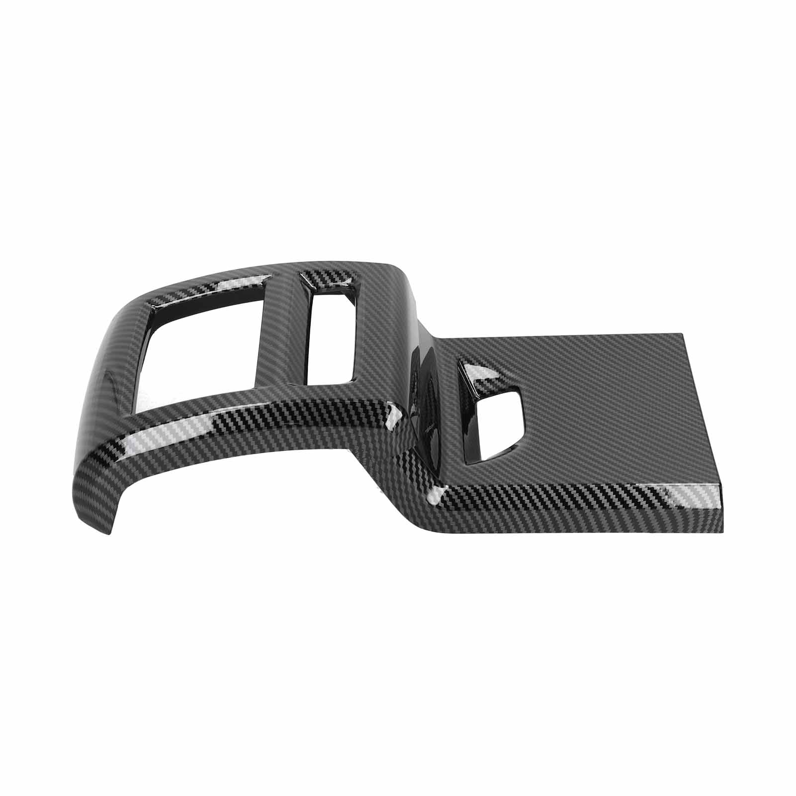 2x Zierrahmen Für Die Hinteren Lüftungsschlitze In Carbonfaser-optik, Spiegelblenden Für Golf Mk8 2020-2021, Carbonfaser-finish, Autozubehör