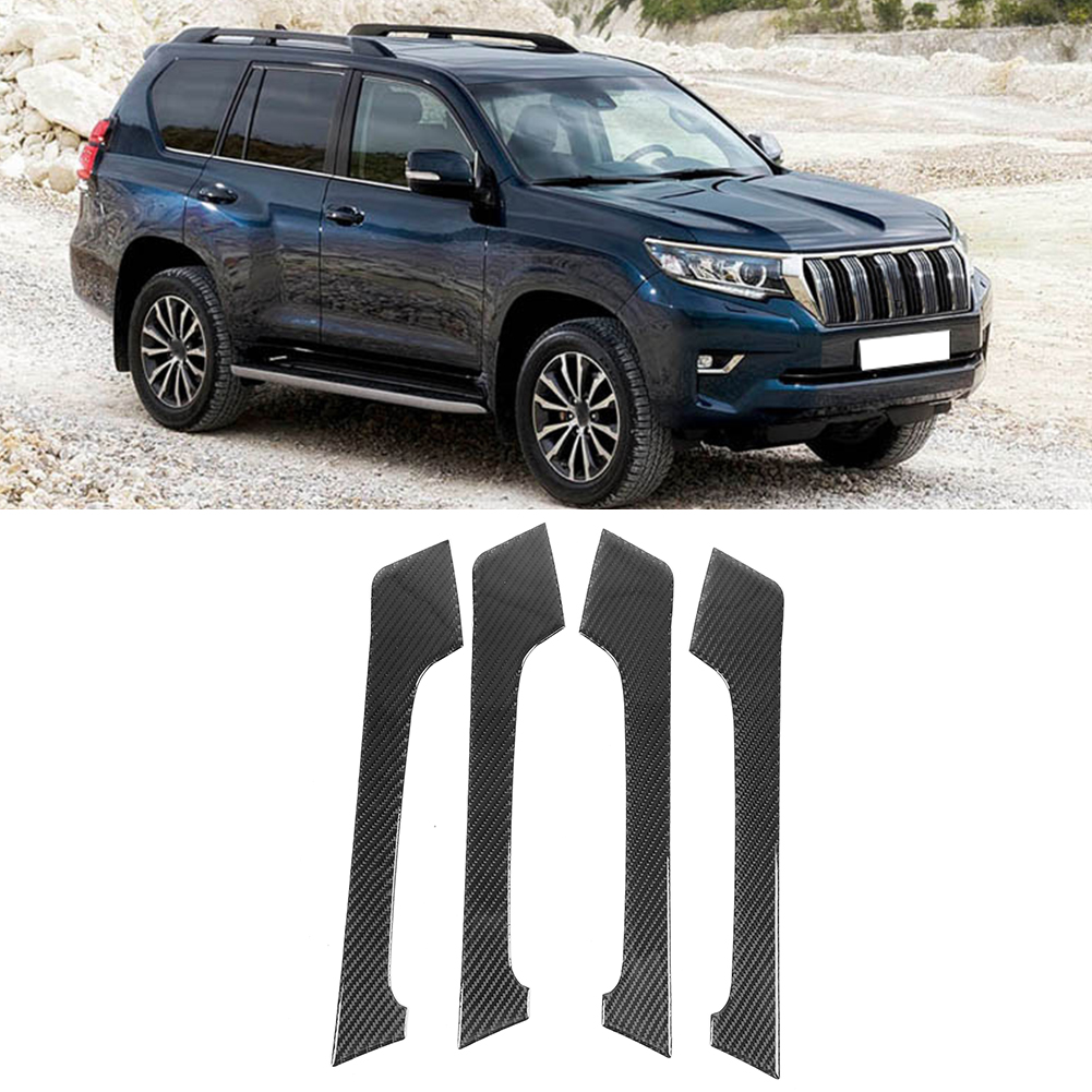 4-teiliges Interieur-türgriff-abdeckungsset Aus Kohlefaser, Passend Für Toyota Land Cruiser Prado 2010-2018