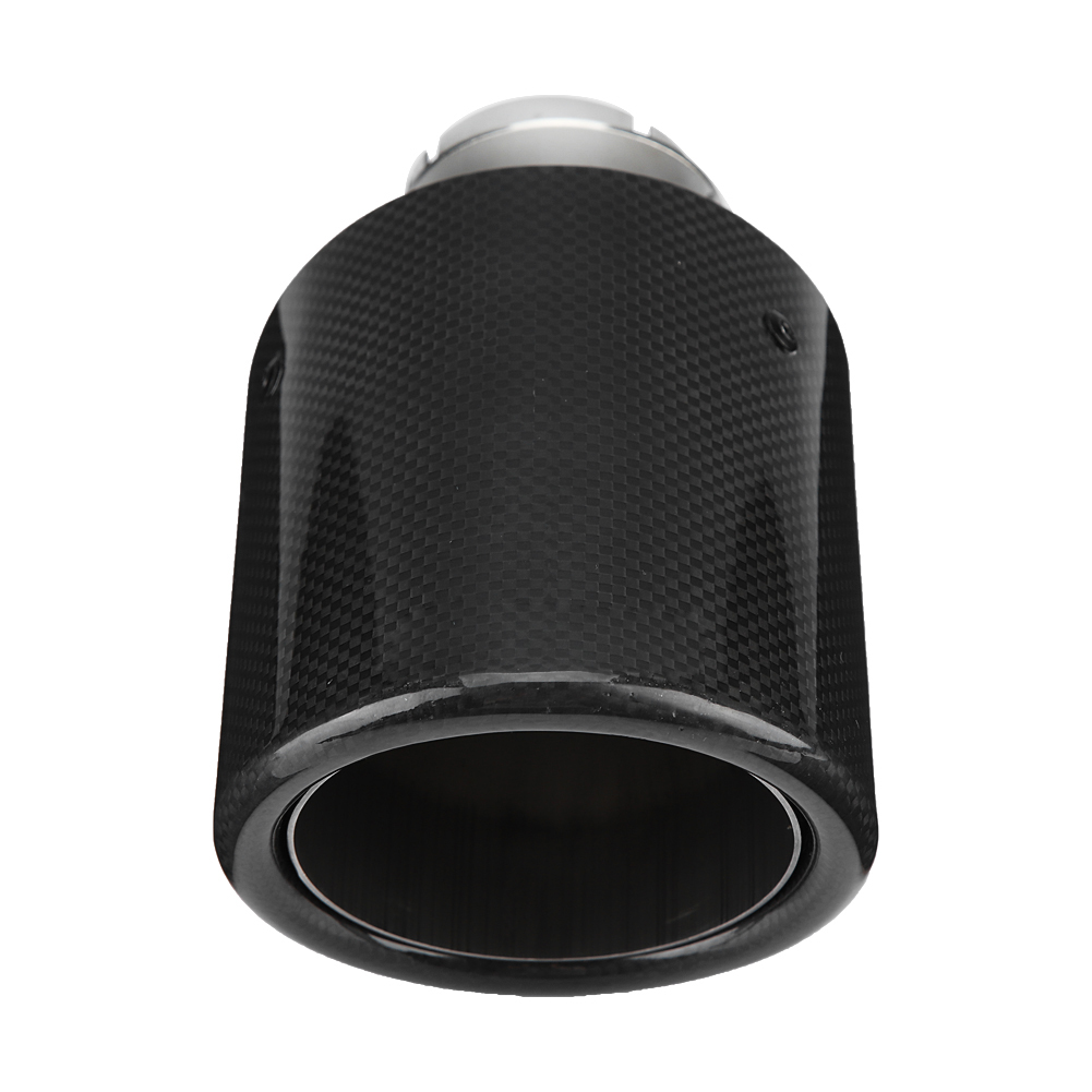 Auspuffendrohr Im Carbon-stil, Schalldämpfer Mit Einem Auslass Für Autos, Auspuffstutzen 54-101 Mm, Fahrzeugtuning-modifikation.