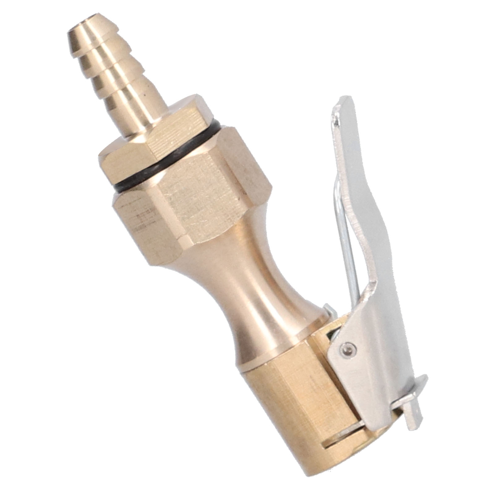 Reifenfüller Mit Messing-luftkompressoradapter, 6,5-mm-schlauchanschluss Und Verriegelungsdüse Für Schlauchventile