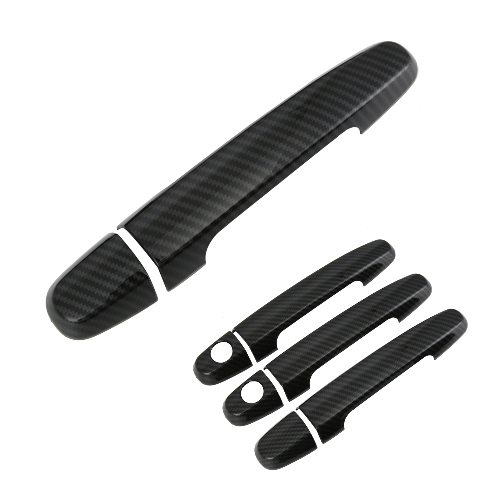 Dekorative Türgriffblenden Im Carbon-stil, Kompatibel Mit Corolla Vios Yaris Rav4, Interieur-zubehörset, Carbonfaser-optik, Stilvoller Schutz, 4-teilig.