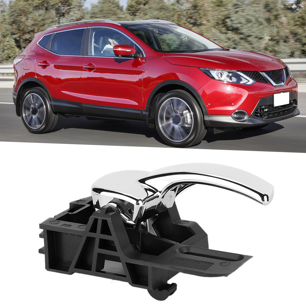 2 Verchromte Türgriffe Innen, Links Und Rechts, 80671-jd00e, Kompatibel Mit Nissan Qashqai 2004-2007