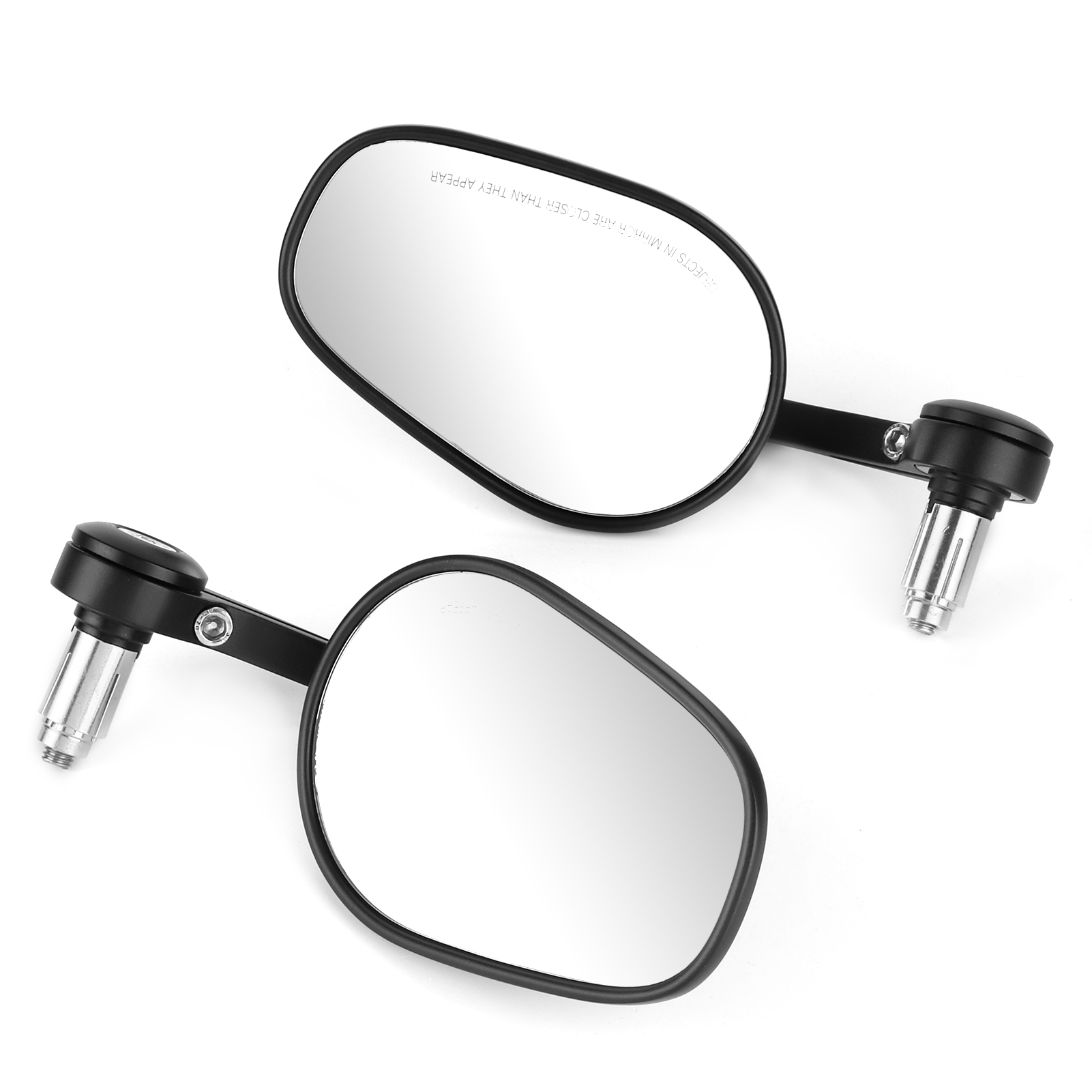2 Stück Motorrad-rückspiegel, Universell, 7/8 Zoll (22 Mm) Lenker, Cnc-gefrästes Aluminiumlegierung