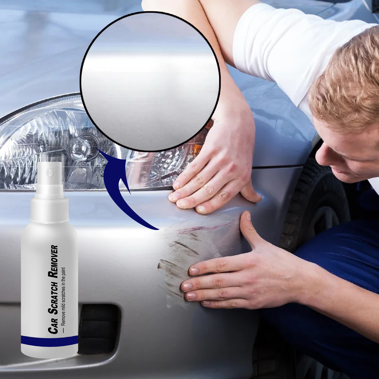 Nano Cleaner 100ml Anti-kratz-autospray, Kratzerentferner, Karosseriepolitur, Autopflegemittel Für Mikrokratzer