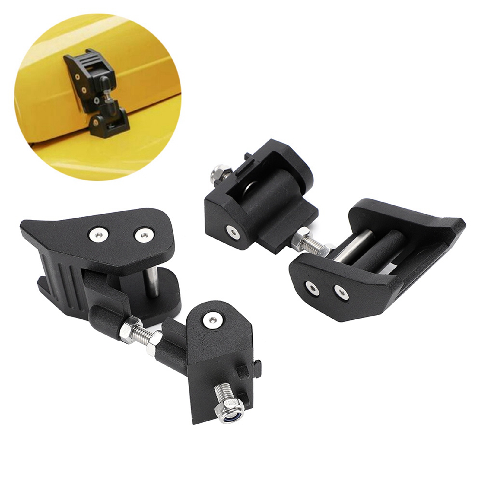Motorhaubenverriegelungs-schnalle Aus Aluminiumlegierung, Passend Für Wrangler Tj 97‐06