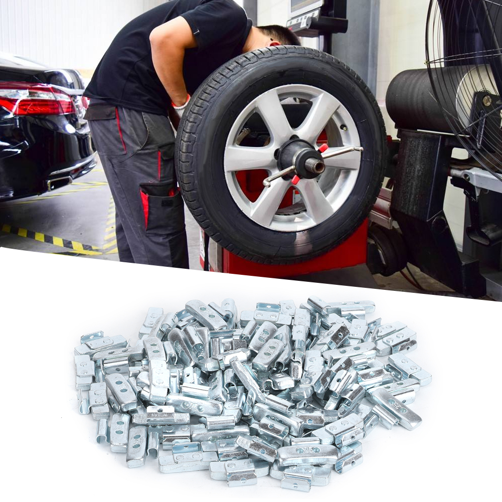100 Stück 25 G 0,88 Oz Clip-on-haken-radwuchtblöcke P - Reifengewicht-auswucht-sortiment (ohne Radwuchtzange)
