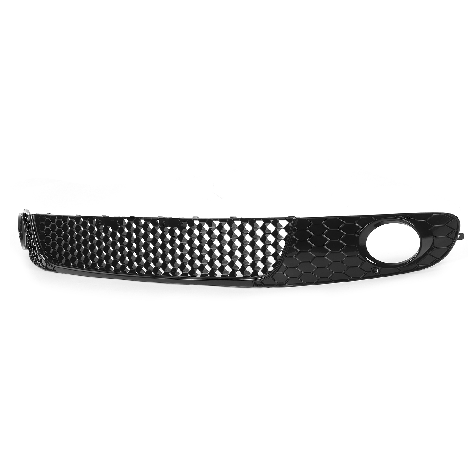 Frontgrill Unten In Glänzendem Schwarz Mit Wabenmuster + Nebelscheinwerfergitter, Kompatibel Mit Golf Mk6 Standard 2009-2013